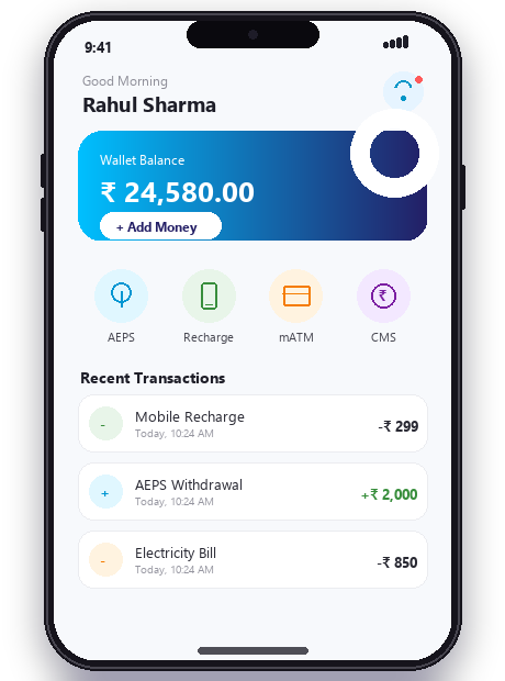 CashPays app dashboard